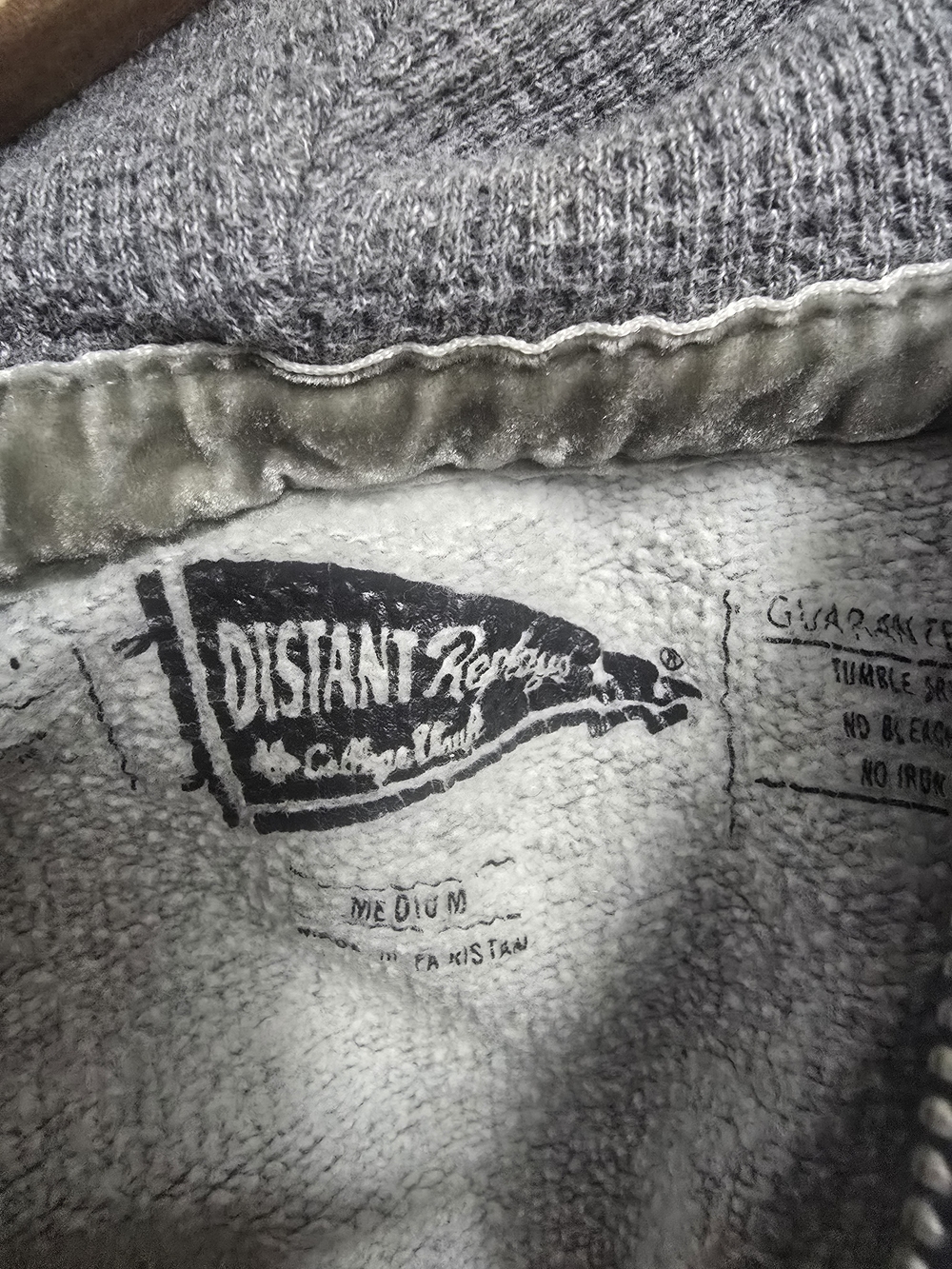 Gray Men's Full-Zip Hoodie Sweatshirt - Picture 3 of 3